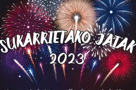Cartel de fiestas de Sukarrieta