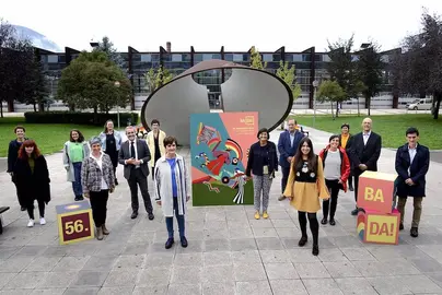 06-10-2021 Presentación del cartel de la nueva edición de la Azoka de Durango.
POLITICA 
DURANGOKO AZOKA