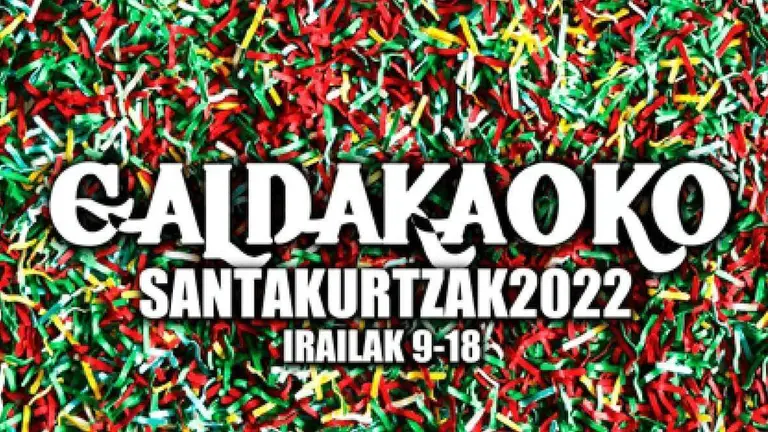 Cartel Fiestas de Galdakao 2022