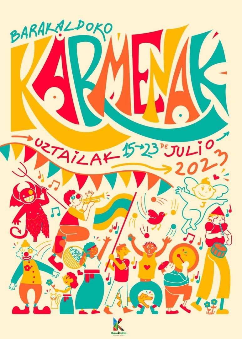 Cartel ganador de los Karmenak 2023
